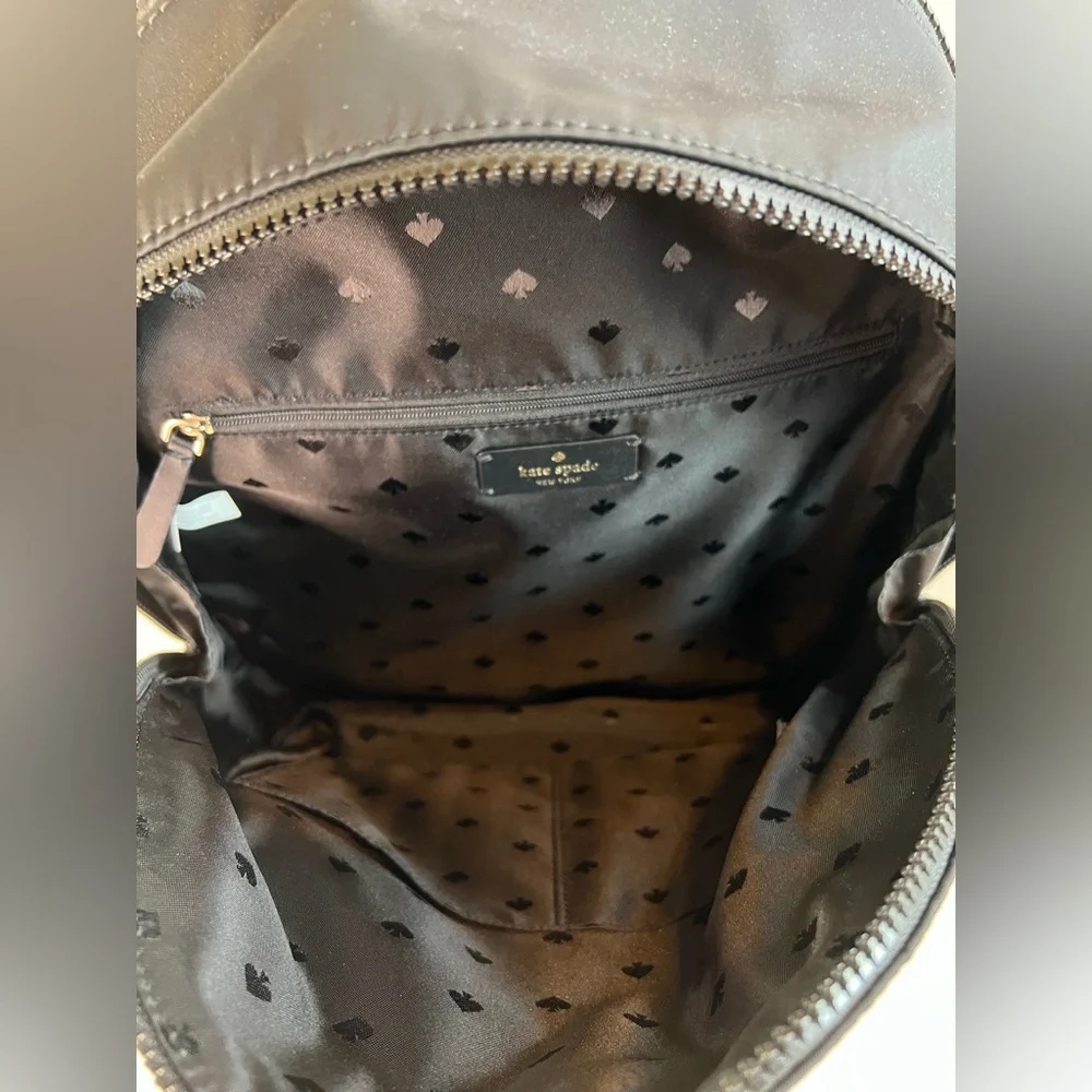 Kate Spade Karissa Black Medium Nylon Backpack - Picture 12 of 14
